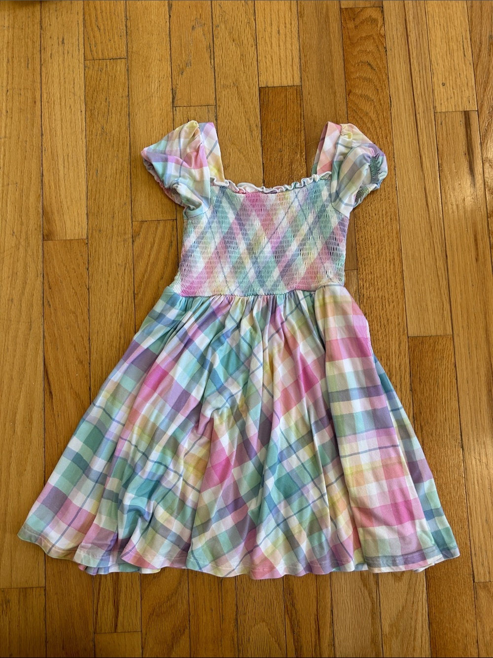 Little Sleepies Spring Plaid Dress